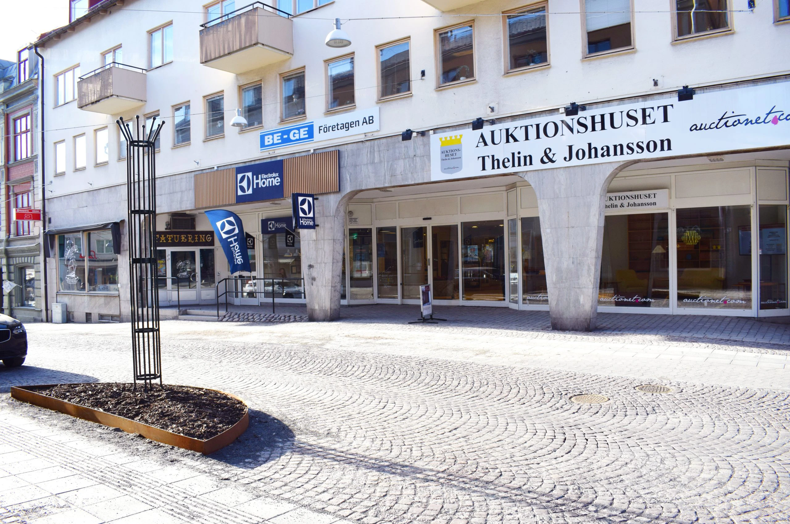 Business store, Be-Ge Fastigheter AB, Oskarshamn city, Electrolux Home, Auktionshuset, Be-Ge Företagen